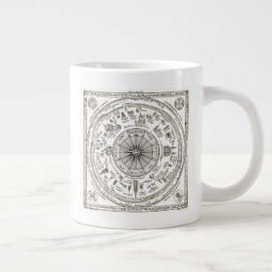 Grande Tasse Carte de la vue d'Oxford depuis la bibliothèque B
