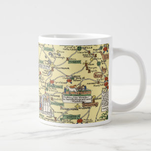 Grande Tasse Carte de l'Irlande historique
