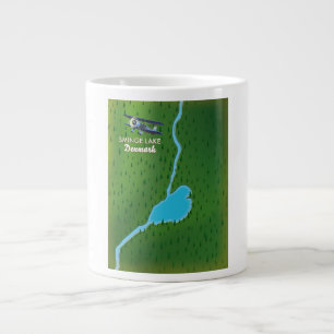 Grande Tasse Carte de voyage de Sminge Lake Danemark