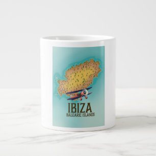 Grande Tasse Carte des îles Baléares Ibiza