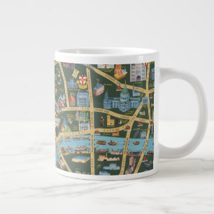 Grande Tasse Carte du Daily Telegraph de Londres