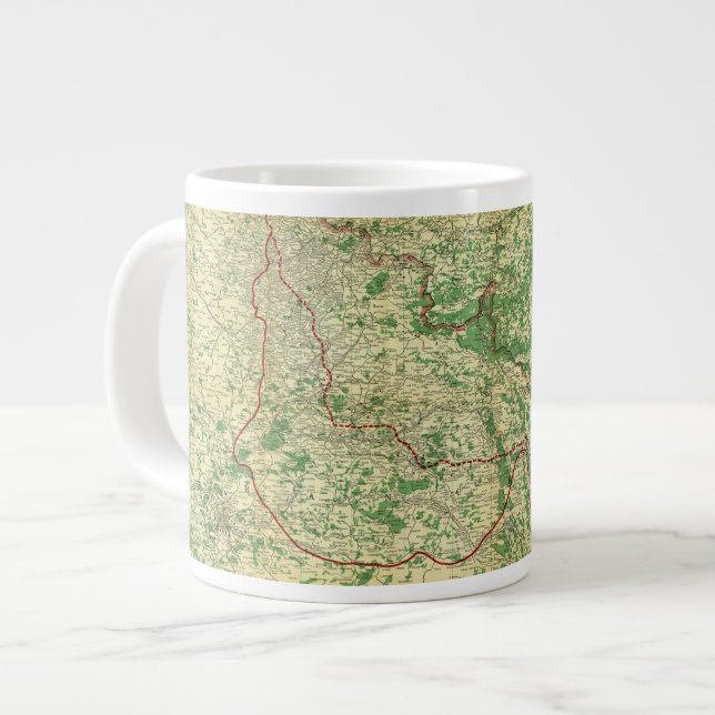 Grande Tasse Carte du front ouest (Devant gauche)