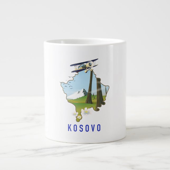 Grande Tasse carte du Kosovo (Devant)