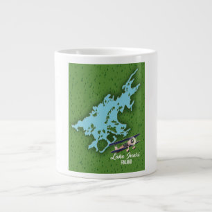 Grande Tasse Carte du lac Inari en Finlande