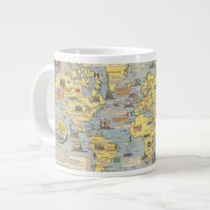 Grande Tasse Carte du monde des Nations Unies