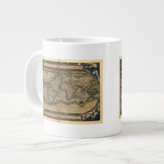 Grande Tasse Carte du monde Vintage Atlas Conception historique