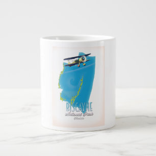 Grande Tasse carte du parc national de Biscayne en Floride
