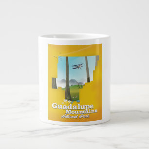 Grande Tasse carte du parc national des montagnes Guadalupe, Te