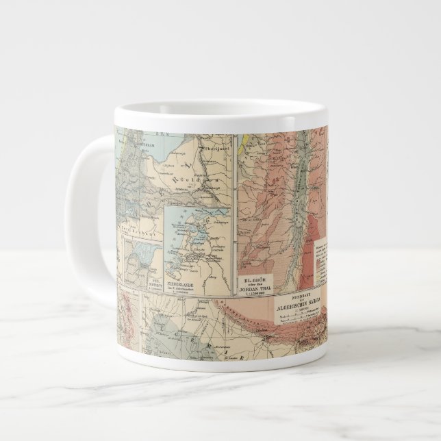 Grande Tasse Carte du Tieflander Atlas (Devant gauche)