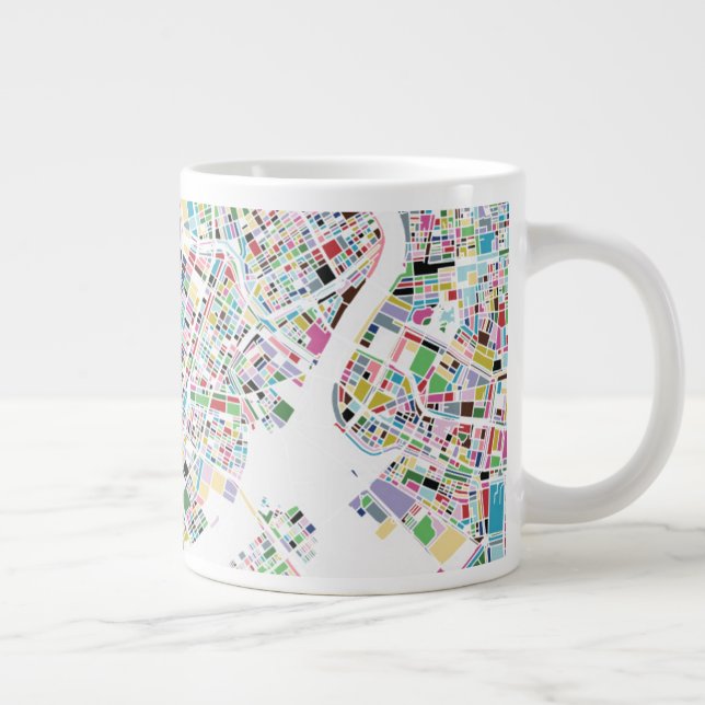 Grande Tasse Carte Tokyo Japon (Droite)