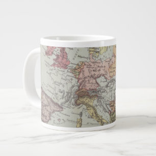 Grande Tasse Carte Vintage de l'Europe