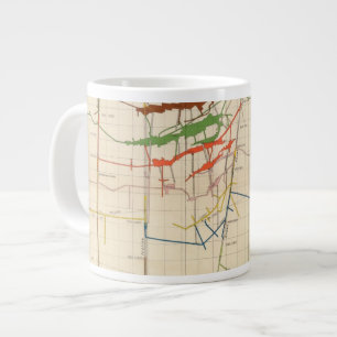 Grande Tasse Cartes des mines de charbon numéro VI