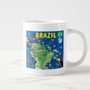 Grande Tasse Cartographie du Brésil
