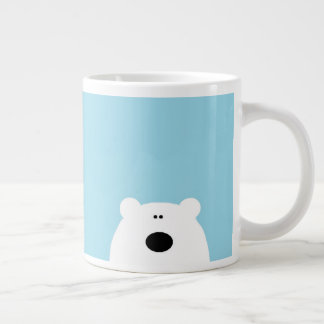 Grande Tasse Carton bleu ours polaire