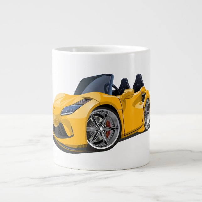 Grande Tasse Cartoon super voiture (Devant)