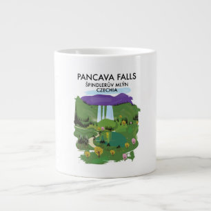 Grande Tasse Cascade de Pancava Špindlerův Mlýn, Tchéquie affic