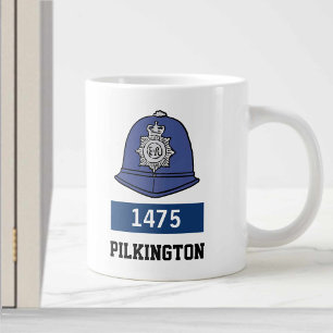 Grande Tasse Casque du gendarme de la police britannique - Ajou