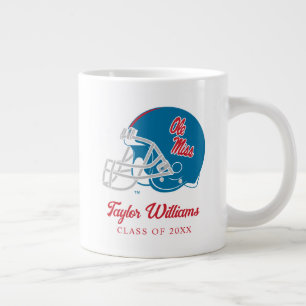Grande Tasse Casque Ole Miss Football   Bleu clair