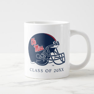 Grande Tasse Casque Ole Miss Football   bleu foncé