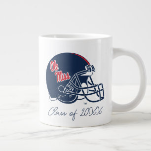 Grande Tasse Casque Ole Miss Football   bleu foncé