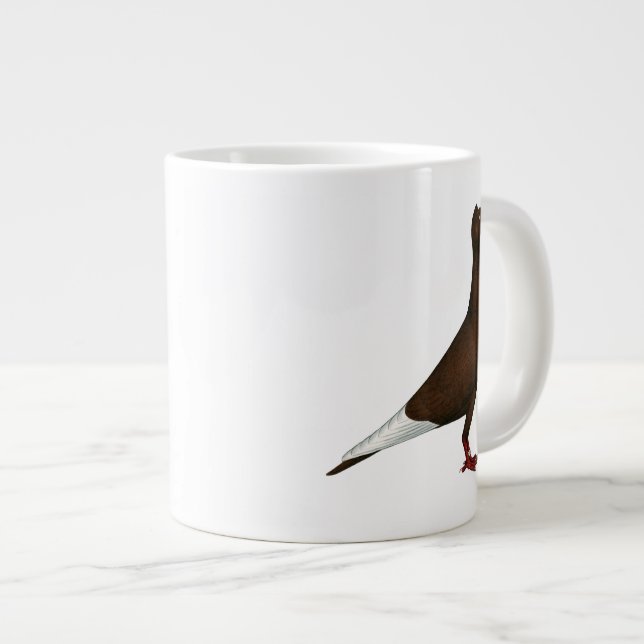 Grande Tasse Casquette de vol Pigeon (Devant droit)