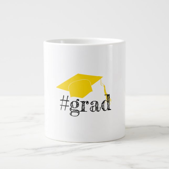Grande Tasse Casquette Jaune (Devant)