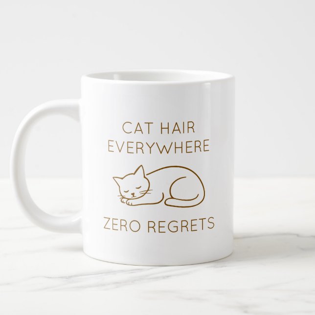 Grande Tasse Cat hair everywhere zero regrets (Gauche)