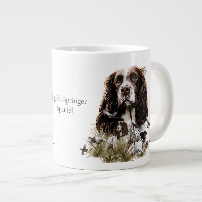 Grande Tasse Cavalier espagnol (Devant droit)
