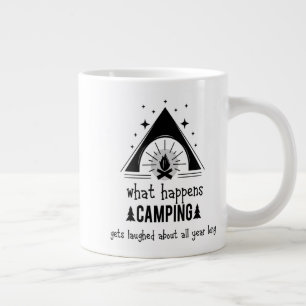 Grande Tasse Ce Qui Se Passe Camping Se Rire De Toute Année