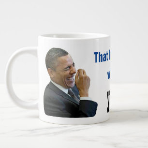 Grande Tasse Ce regard sur le visage de Trump, tu es FIRED 20oz