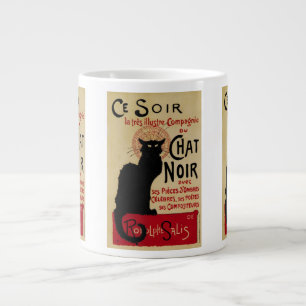 Grande Tasse Ce Soir Conversation Noir Chat noir, Art Nouveau V