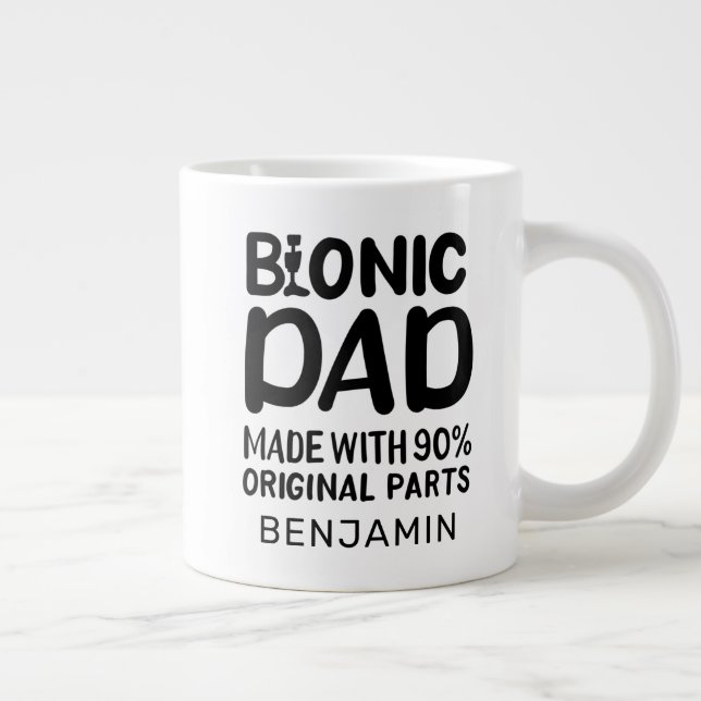 Grande Tasse Célébration de remplacement du genou de père bioni (Droite)