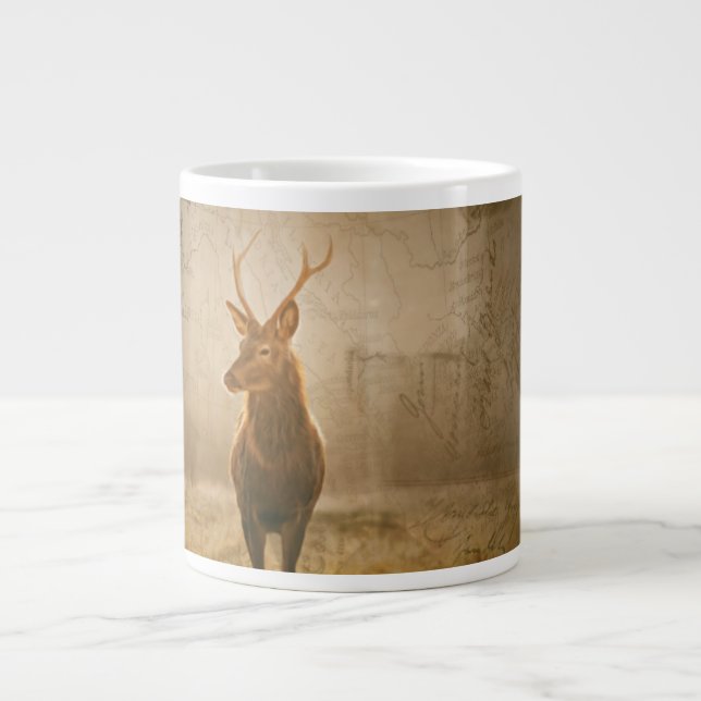 Grande Tasse Cerf dans la forêt (Devant)