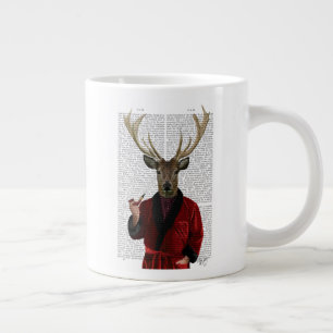 Grande Tasse Cerf dans la veste de tabac