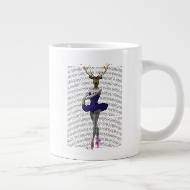 Grande Tasse Cerf de Ballerina en bleu (Droite)