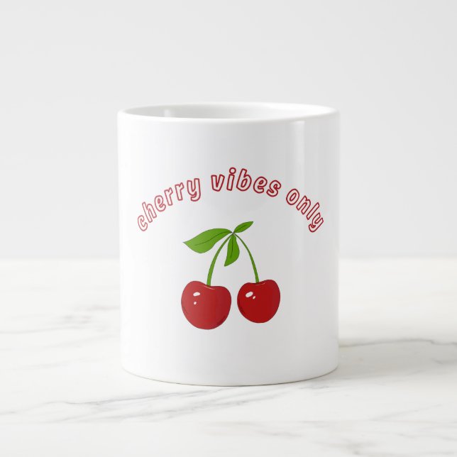 Grande Tasse Cerise de confiture de spécialité (Devant)