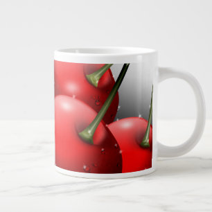 Grande Tasse Cerises avec gouttes de ragoût