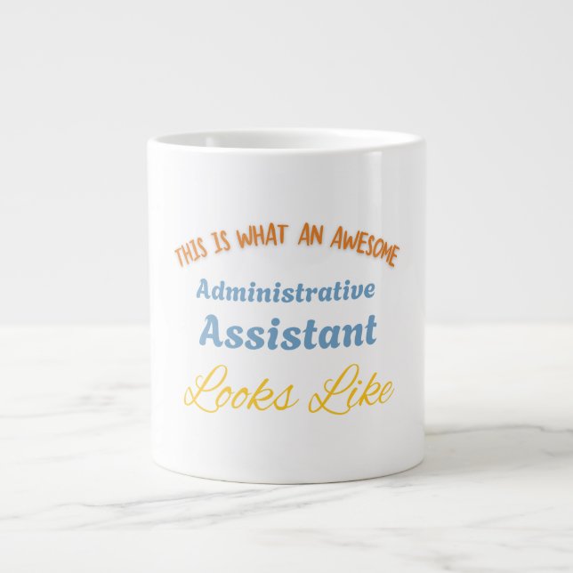 Grande Tasse C'est ce qu'est un assistant administratif génial (Devant)