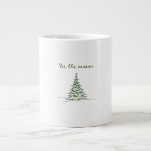 Grande Tasse C'est la saison Arbre de Noël Debbie Groovy Père N
