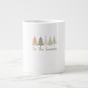Grande Tasse C'Est La Saison Arbres De Noël Whimsical Noël