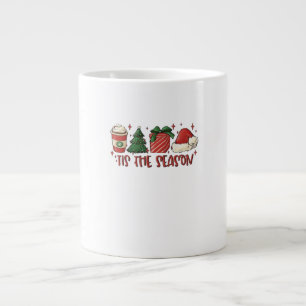 Grande Tasse C'Est La Saison Café De Noël Amour De Vacances Drô