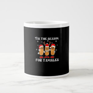 Grande Tasse C'est la saison des tamales Noël mexicain moderne