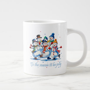 Grande Tasse C'est la saison d'être joyeux Danse de joyeux bonh