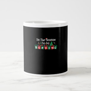 Grande Tasse C'est la saison pour lire le livre de Noël pour en