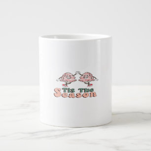 Grande Tasse C'est la saison Rétro Groovy Noël Vintage Chri