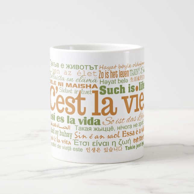 Grande Tasse C'est La Vie (Devant)
