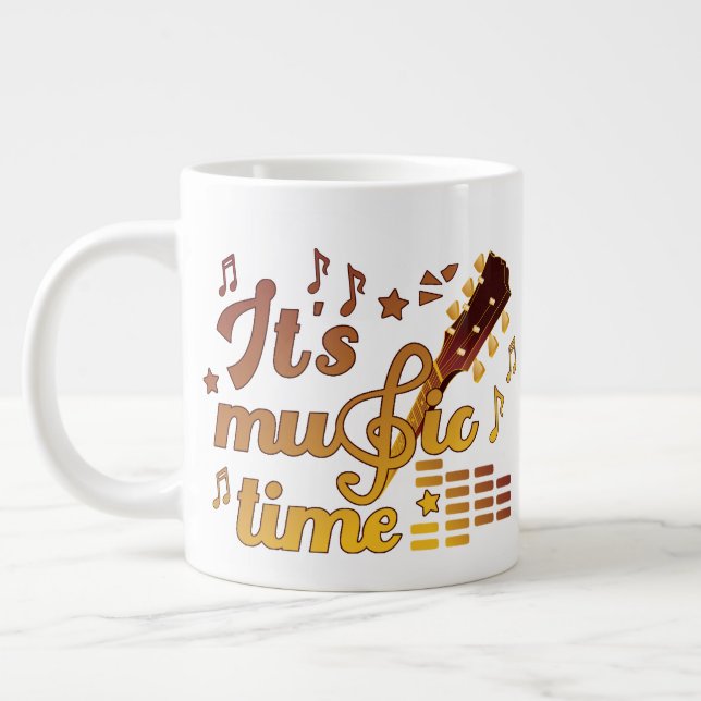 Grande Tasse C'est l'heure de la musique, la guitare d'or (Gauche)