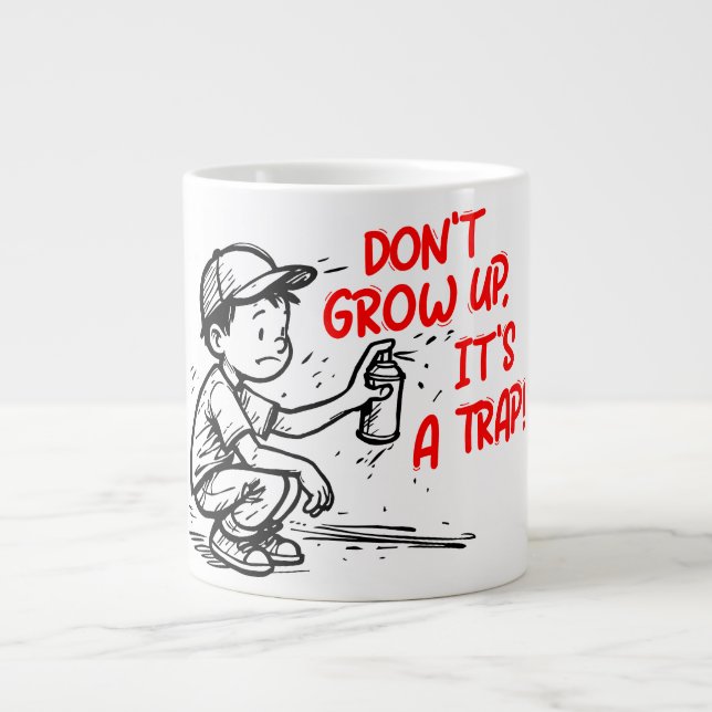 Grande Tasse C'est un piège (Devant)