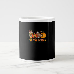 Grande Tasse Cette Saison Football Chute Thanksgiving Football