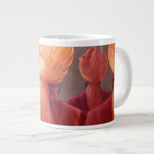 Grande Tasse Chacune des cinq têtes